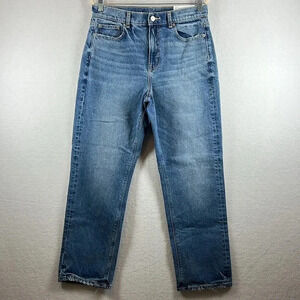 American Eagle Womwn’s Jeans Sz 10 (30W) Med Wash Super High Rise Straight NWT